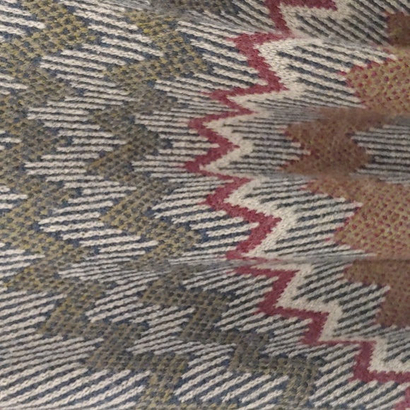 Love Marks Brand chevron pattern Poncho Size Large - Picture 4 of 7